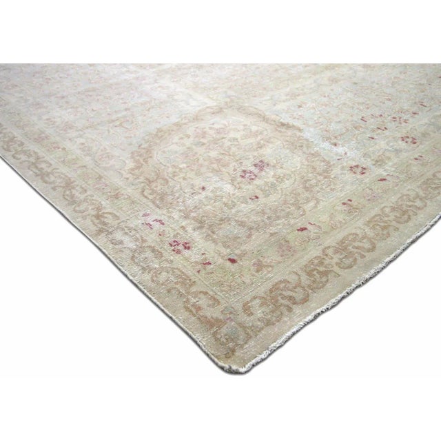Transitional 1950s Persian Kerman Rug For Sale - Image 3 of 6