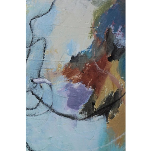 Laurie MacMillan "You Must Remember This" Abstract Painting by Laurie MacMillan, Framed For Sale - Image 4 of 6