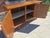 Modernist French Sideboard in Oak Chevron Pattern and Glass-Fronted, 1950s For Sale - Image 14 of 15