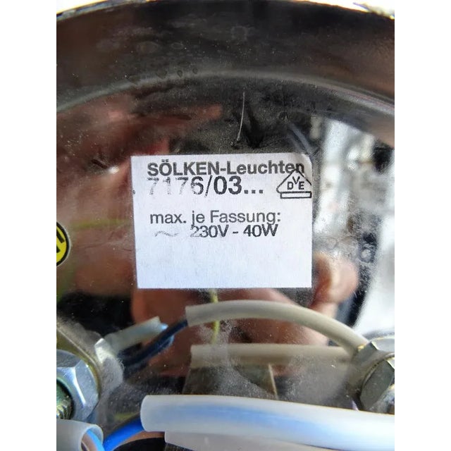 1970s Wall Lamps from Sölken Leuchten, 1970s, Set of 2 For Sale - Image 5 of 10