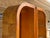 Brown 1970s Pair of Lighted Henredon Scene Two Burl Wood Arched Display Cabinets Milo Baughman Style For Sale - Image 8 of 12
