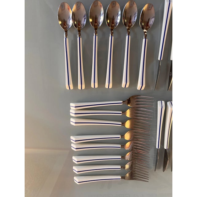 1980s Air France Cutlery by Nathalie Georges, 1980s, Set of 48 For Sale - Image 5 of 17