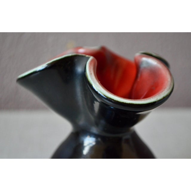 Mid-Century Ceramic Vase from Elchinger, 1950s For Sale - Image 6 of 10