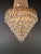 Metal Empire Style Crystal Basket Chandelier Handcrafted Crystal Ornamentation For Sale - Image 7 of 11