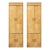 Vintage Henredon Pair Tall Cabinets Dressers in Burl Scene, 2 Pieces, Attributed For Sale