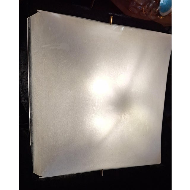Metal Large Mid-Century Modern Ceiling Lamp in Metal, 1960s For Sale - Image 7 of 10