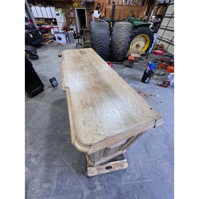 19th Century Bleached Oak Server For Sale - Image 14 of 18