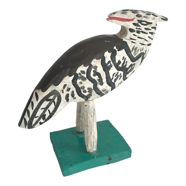 Vintage Guatemalan Folk Art Bird For Sale
