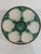 1950s French Longchamp Green and White Majolica Oyster Plate, Circa 1950s For Sale - Image 5 of 9