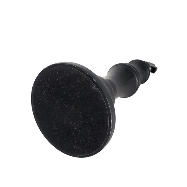 Vintage Black Onyx Large Chess Piece King Figurine/Bookend For Sale - Image 10 of 11