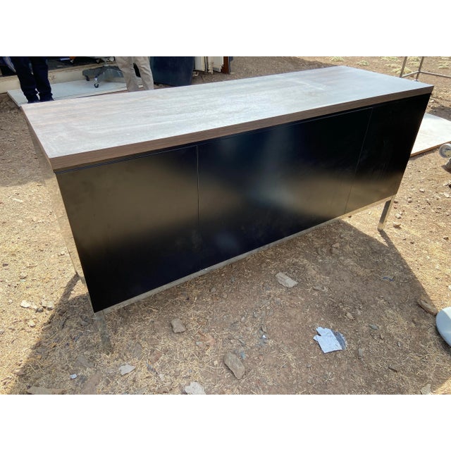 Steelcase Vintage Mid Century Modern Metal Credenza Sideboard For Sale - Image 10 of 12