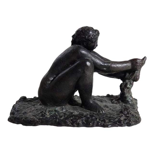 Bronze Statue by Gerhard Henning For Sale