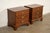 EJ Victor E. J. Victor Georgian Mahogany Three-Drawer Nightstands or Bachelor Chests, Newly Refinished For Sale - Image 4 of 12