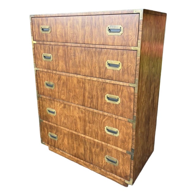 Hollywood Regency Dixie Campaigner Tallboy For Sale