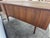 1960s Mid-Century Walnut Executive Desk Danish Modern Desk By: Hiebert For Sale - Image 4 of 12