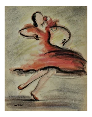Jean Target, La Danseuse Espagnol Rosita Segovia ( The Spanish Dancer Rosita Segovia), Circa 1950