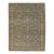 Antique Malayer Style Rug With Muted Slate, Charcoal, and Ivory Botanical Motif For Sale