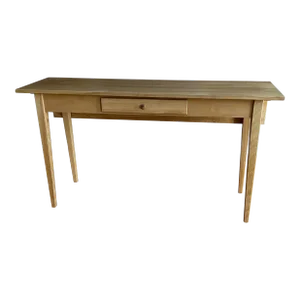 1990s Stickley Furniture Nichols & Stone Maple Drop Leaf Console Table