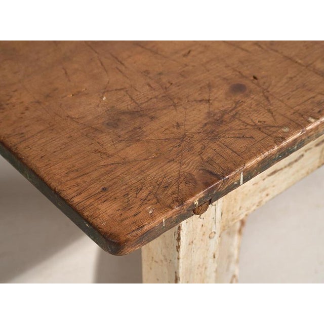 White Low Side Table, 1920s For Sale - Image 3 of 16