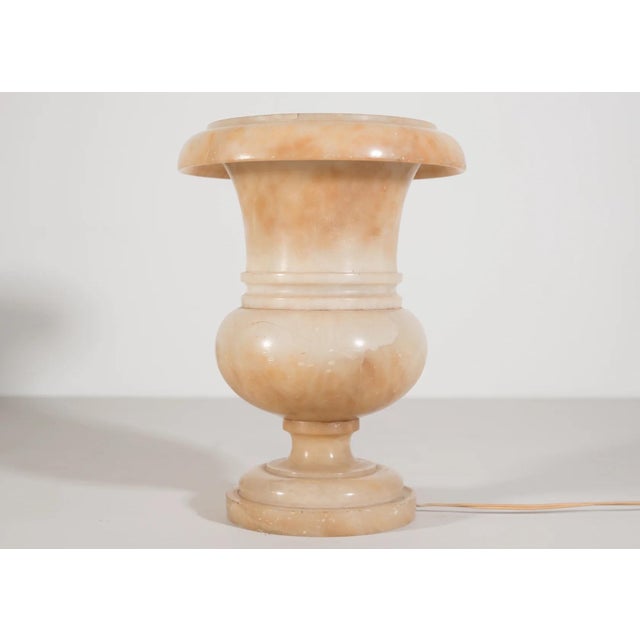 Vintage Alabaster Table Lamp For Sale - Image 6 of 6