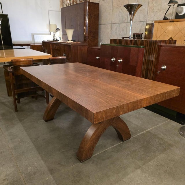 Art Deco Dining Table, 1933 For Sale - Image 4 of 7