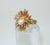 Sarah Coventry Starburst Gold Tone Cocktail Ring For Sale In Atlanta - Image 6 of 10