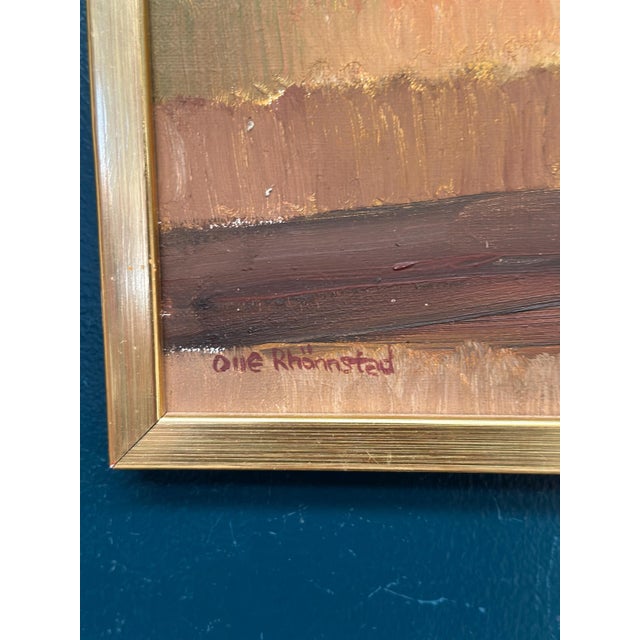 Olle Rhönnstad, Landscape, 1960s, Oil on Canvas, Framed For Sale - Image 9 of 18