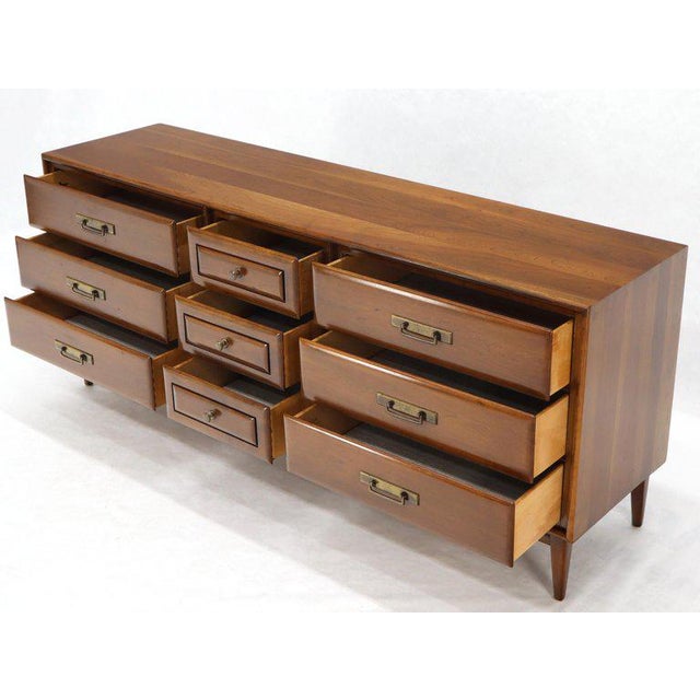 Solid Cherry MidCentury Modern Triple Dresser by Heywood Wakefield