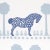 Mid-Century Modern Schumacher Polka Dot Pony Fabric in Blue For Sale - Image 3 of 5