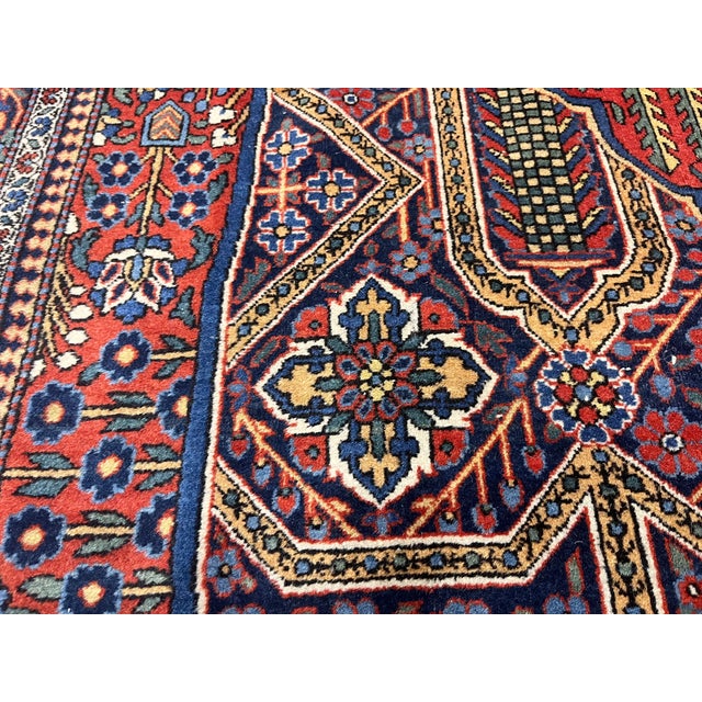 Late 19th Century Antique Persian Kashan Rug 4'4" X 7’2” For Sale - Image 5 of 7