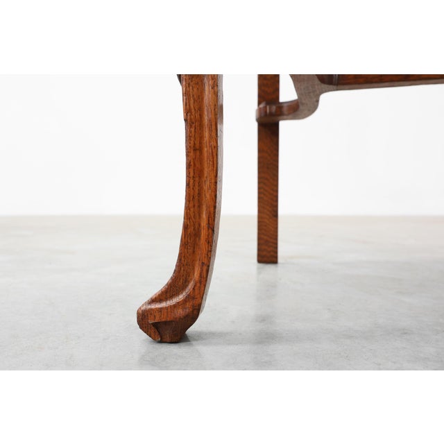 Brown Art Nouveau Dining Chairs in the style of Victor Horta, Belgium, 1910s, Set of 6 For Sale - Image 8 of 18