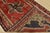 Karajeh Runner 4’8” X 11’5” Red Wool Vintage Tribal Hand-Knotted Oriental Rug For Sale - Image 13 of 14