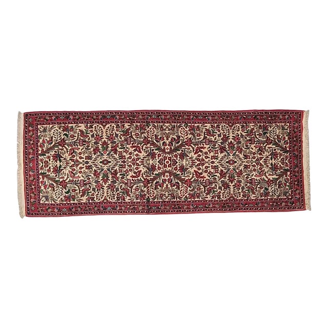 1970s Vintage Persian Tafresh Runner For Sale