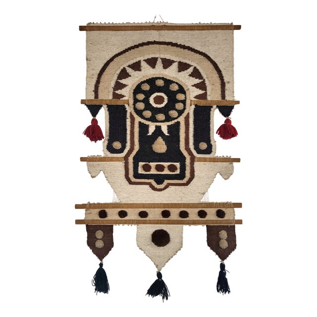 South American Wall Weaving, 1960s For Sale