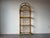 Vintage Boho Chic Coastal Bamboo & Rattan Four-Tier Arched Étagère For Sale - Image 4 of 12