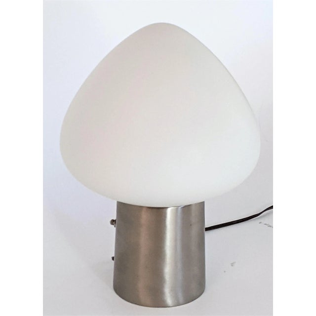 Mid-Century Modern Vintage Laurel Mushroom Acorn Table Lamp With Metal Base For Sale - Image 3 of 10