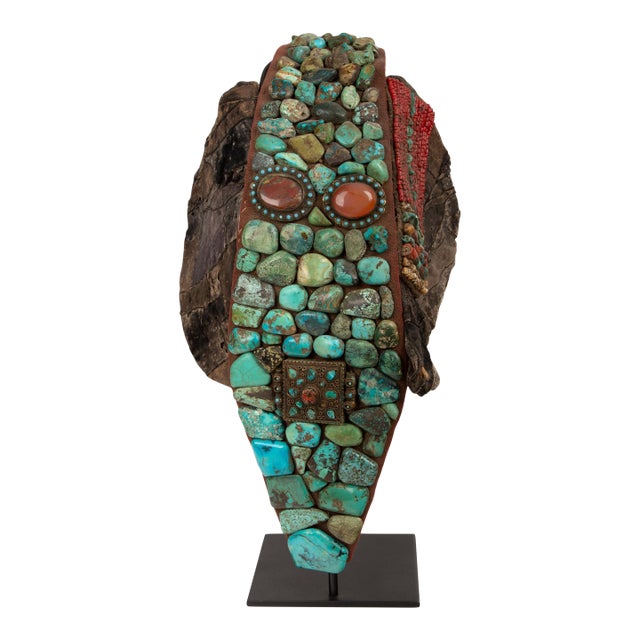 Vintage Tibetan Elephant Headdress For Sale