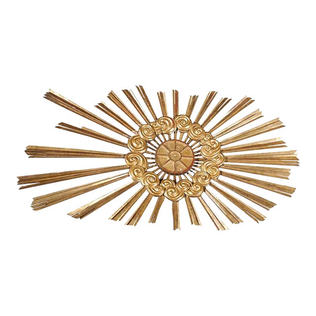 Large Italian Cloudy Sunburst For Sale