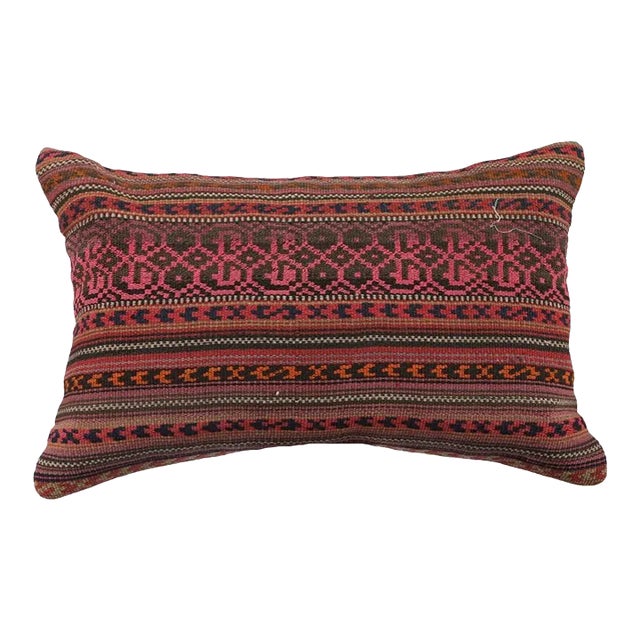 Handmade Kilim Rug Pillow Cover For Sale
