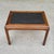 Mid-Century Modern Mid-Century Modern Sculpted Walnut Coffee Table With Black Laminate Inset Top For Sale - Image 3 of 7
