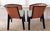 Black Pair of Barrel Accent Chairs by Bernhardt For Sale - Image 8 of 13