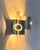 Pair of wall sconces with a brushed metal frame, produced in France in the 1970s. Timeless design, a classic example of...