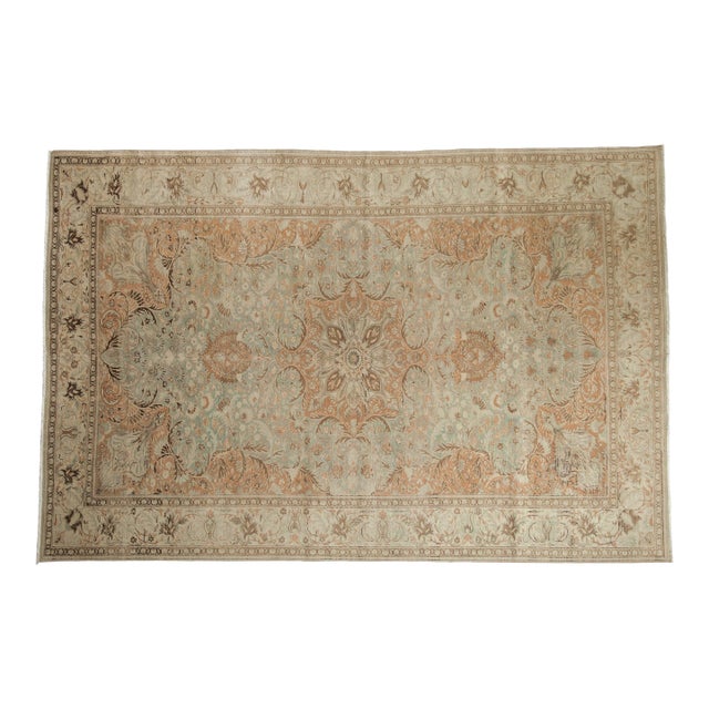 Vintage Distressed Kayseri Carpet - 6'6" x 9'9" For Sale