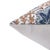 Art Deco Fabdivine Handcrafted Block Print Cushion Cover 12x20 Inch Thick Cotton White-Pushp Samita For Sale - Image 3 of 4