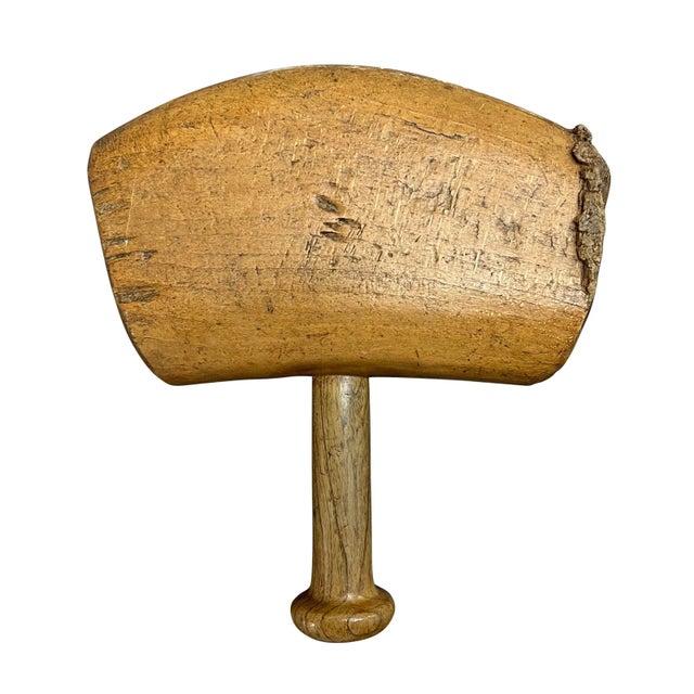 19th Century French Stone Carver's Hammer and Chisels on Custom Stand For Sale In Chicago - Image 6 of 13