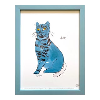 Andy Warhol Estate Vintage 1991 Framed Offset Lithograph Print " Sam " 1954 For Sale