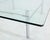 1970s Solid Chrome Base Heavy Steel Bars Square Glass Top Coffee Center Table For Sale - Image 5 of 10