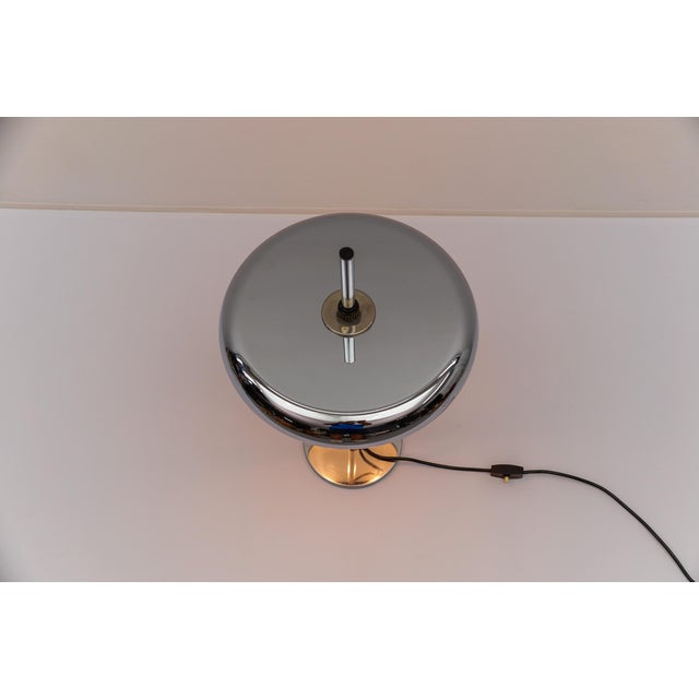 German Space Age Chrome Table Lamp, 1960s For Sale - Image 10 of 15