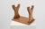 Brown Hand-Carved Oak Wooden Stool, France, 1890s For Sale - Image 8 of 11