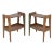 Pair of French Mid-Century Cerused Oak End Tables For Sale
